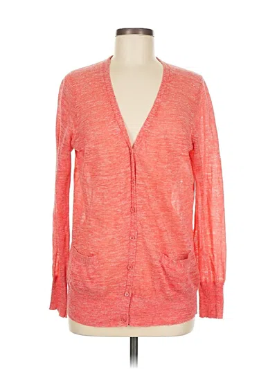 Pre-owned Jcrew Cardigan Sweater In Orange