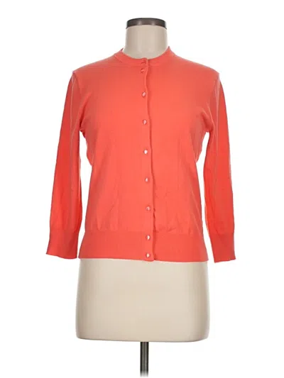 Pre-owned Jcrew Cardigan Sweater In Orange