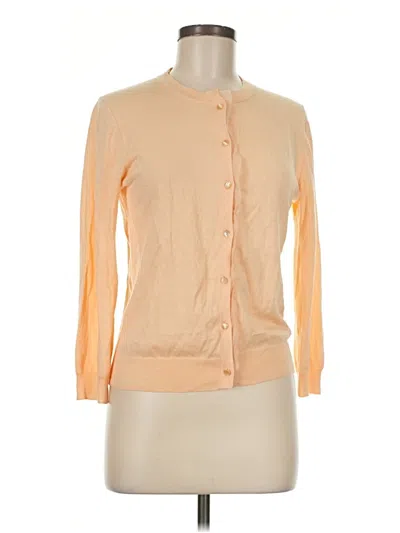 Pre-owned Jcrew Cardigan Sweater In Orange