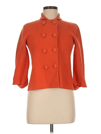 Pre-owned Jcrew Cardigan Sweater In Orange