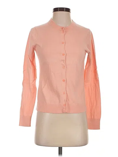 Pre-owned Jcrew Cardigan Sweater In Orange