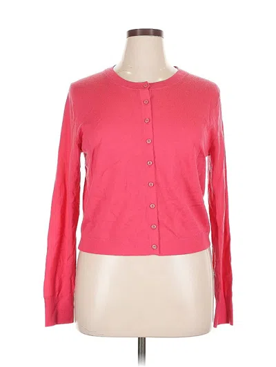 Pre-owned Jcrew Cardigan Sweater In Pink