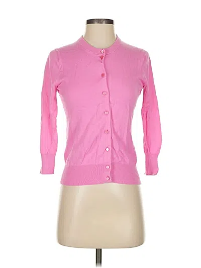 Pre-owned Jcrew Cardigan Sweater In Pink
