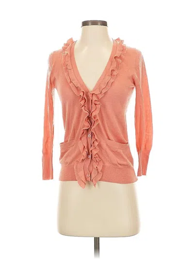 Pre-owned Jcrew Cardigan Sweater In Pink