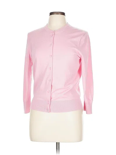 Pre-owned Jcrew Cardigan Sweater In Pink
