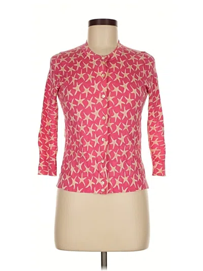 Pre-owned Jcrew Cardigan Sweater In Pink