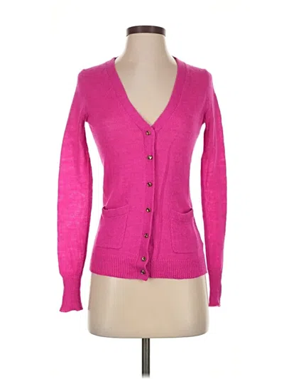 Pre-owned Jcrew Cardigan Sweater In Pink