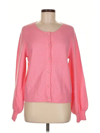 Pre-owned Jcrew Cardigan Sweater In Pink