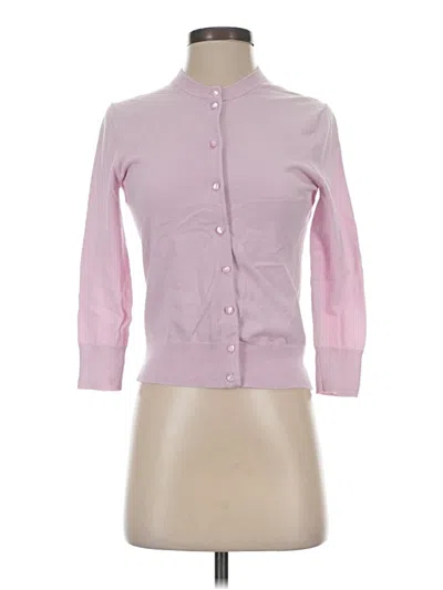 Pre-owned Jcrew Cardigan Sweater In Pink