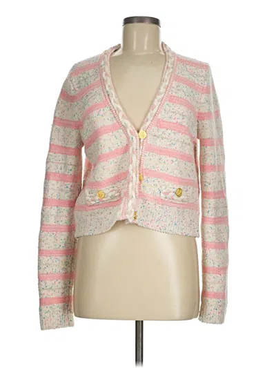 Pre-owned Jcrew Cardigan Sweater In Pink