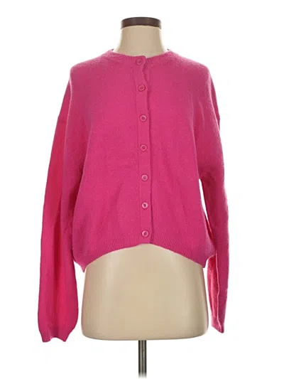 Pre-owned Jcrew Cardigan Sweater In Pink