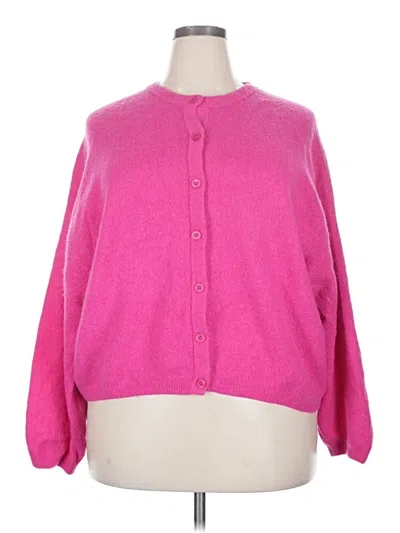 Pre-owned Jcrew Cardigan Sweater In Pink