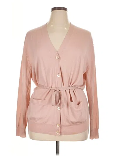 Pre-owned Jcrew Cardigan Sweater In Pink