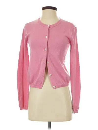 Pre-owned Jcrew Cardigan Sweater In Pink
