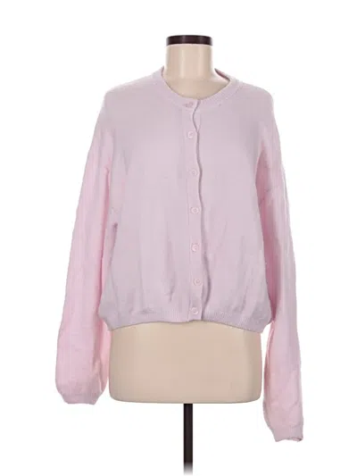 Pre-owned Jcrew Cardigan Sweater In Pink