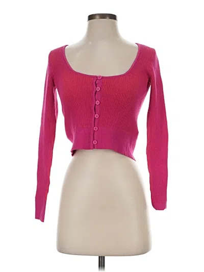 Pre-owned Jcrew Cardigan Sweater In Pink