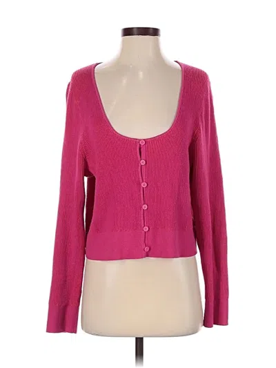 Pre-owned Jcrew Cardigan Sweater In Pink