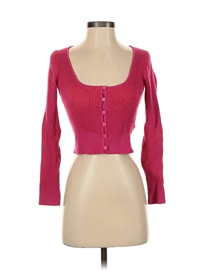 Pre-owned Jcrew Cardigan Sweater In Pink