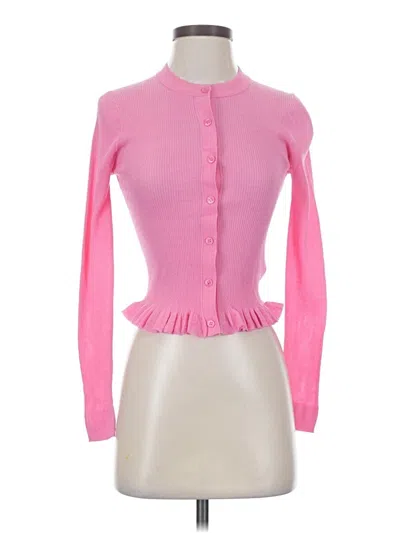 Pre-owned Jcrew Cardigan Sweater In Pink