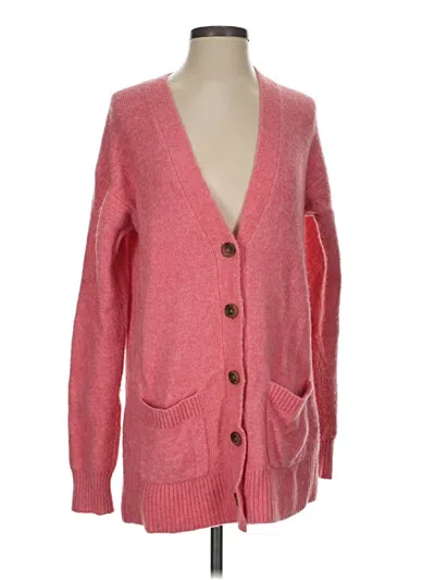 Pre-owned Jcrew Cardigan Sweater In Pink