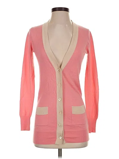 Pre-owned Jcrew Cardigan Sweater In Pink