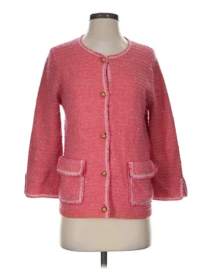 Pre-owned Jcrew Cardigan Sweater In Pink