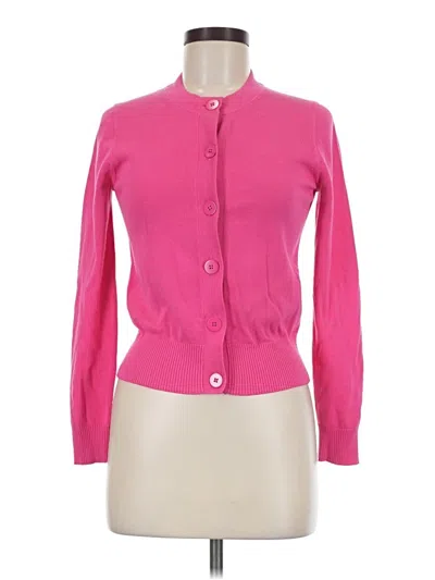 Pre-owned Jcrew Cardigan Sweater In Pink