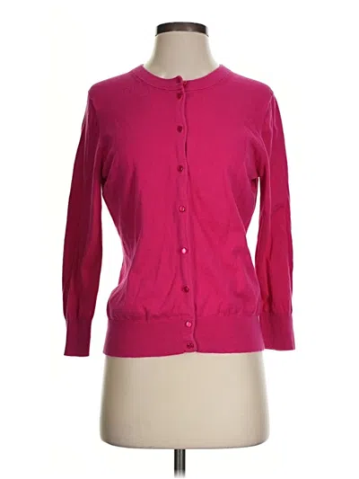 Pre-owned Jcrew Cardigan Sweater In Pink