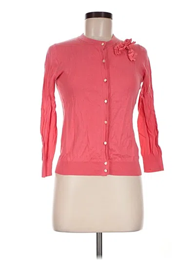 Pre-owned Jcrew Cardigan Sweater In Pink