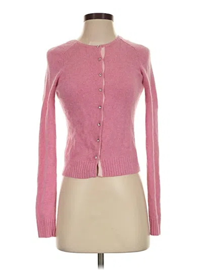Pre-owned Jcrew Cardigan Sweater In Pink