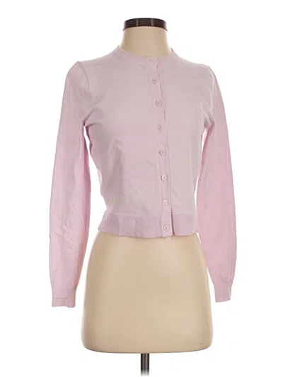 Pre-owned Jcrew Cardigan Sweater In Pink