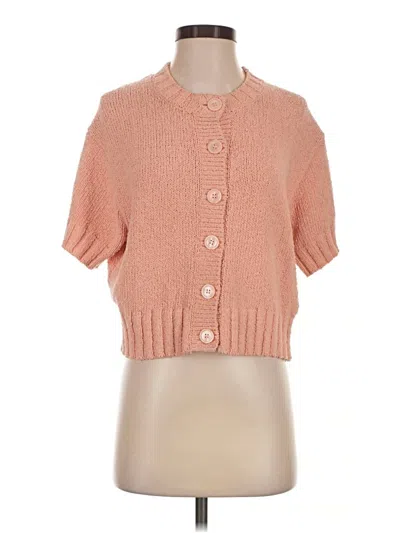 Pre-owned Jcrew Cardigan Sweater In Pink