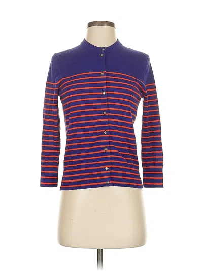 Pre-owned Jcrew Cardigan Sweater In Purple