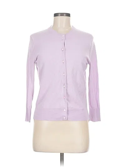 Pre-owned Jcrew Cardigan Sweater In Purple