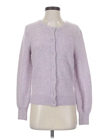 Pre-owned Jcrew Cardigan Sweater In Purple