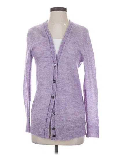 Pre-owned Jcrew Cardigan Sweater In Purple