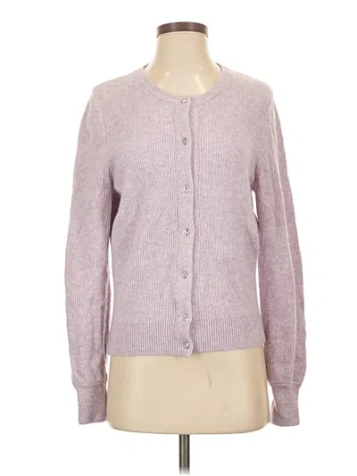 Pre-owned Jcrew Cardigan Sweater In Purple