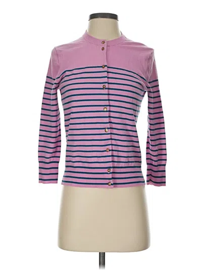 Pre-owned Jcrew Cardigan Sweater In Purple