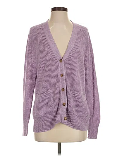 Pre-owned Jcrew Cardigan Sweater In Purple