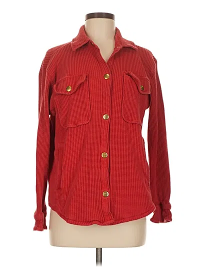 Pre-owned Jcrew Cardigan Sweater In Red