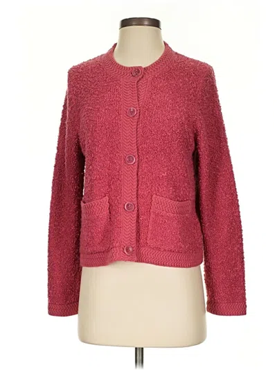 Pre-owned Jcrew Cardigan Sweater In Red
