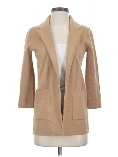 Pre-owned Jcrew Cardigan Sweater In Tan