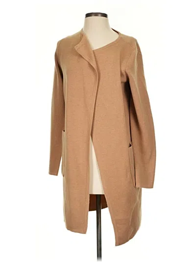 Pre-owned Jcrew Cardigan Sweater In Tan