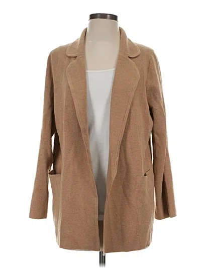 Pre-owned Jcrew Cardigan Sweater In Tan