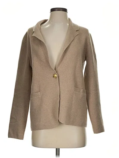 Pre-owned Jcrew Cardigan Sweater In Tan