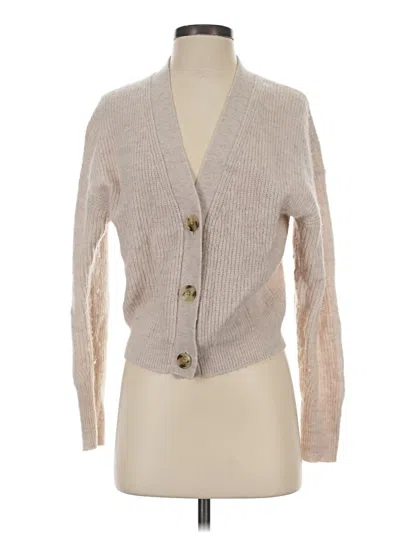 Pre-owned Jcrew Cardigan Sweater In Tan