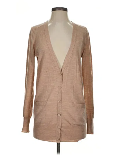 Pre-owned Jcrew Cardigan Sweater In Tan