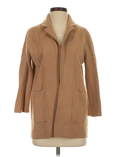 Pre-owned Jcrew Cardigan Sweater In Tan