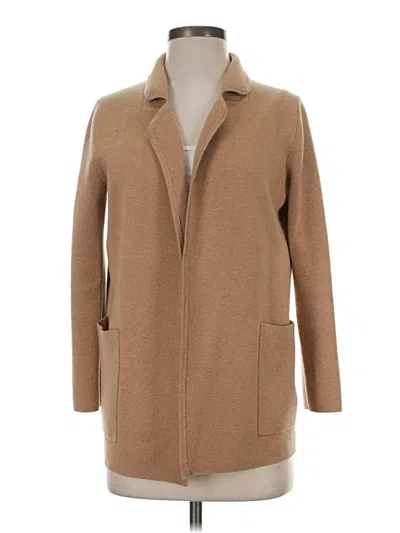 Pre-owned Jcrew Cardigan Sweater In Tan