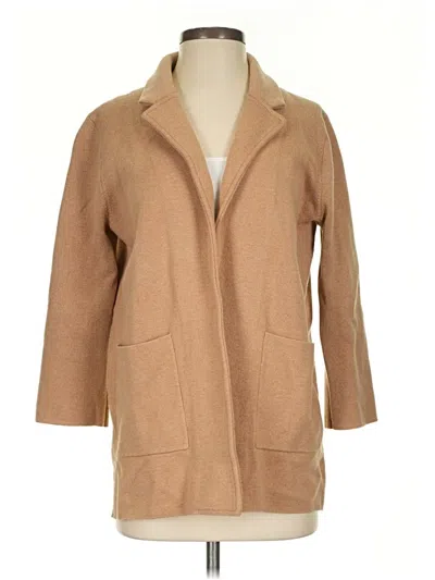 Pre-owned Jcrew Cardigan Sweater In Tan